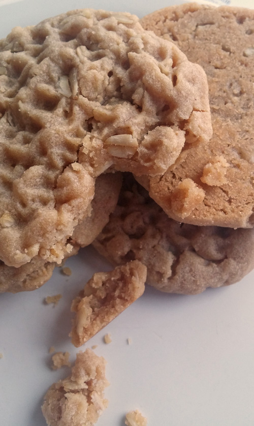 Peanut Butter Oatmeal Cookies.